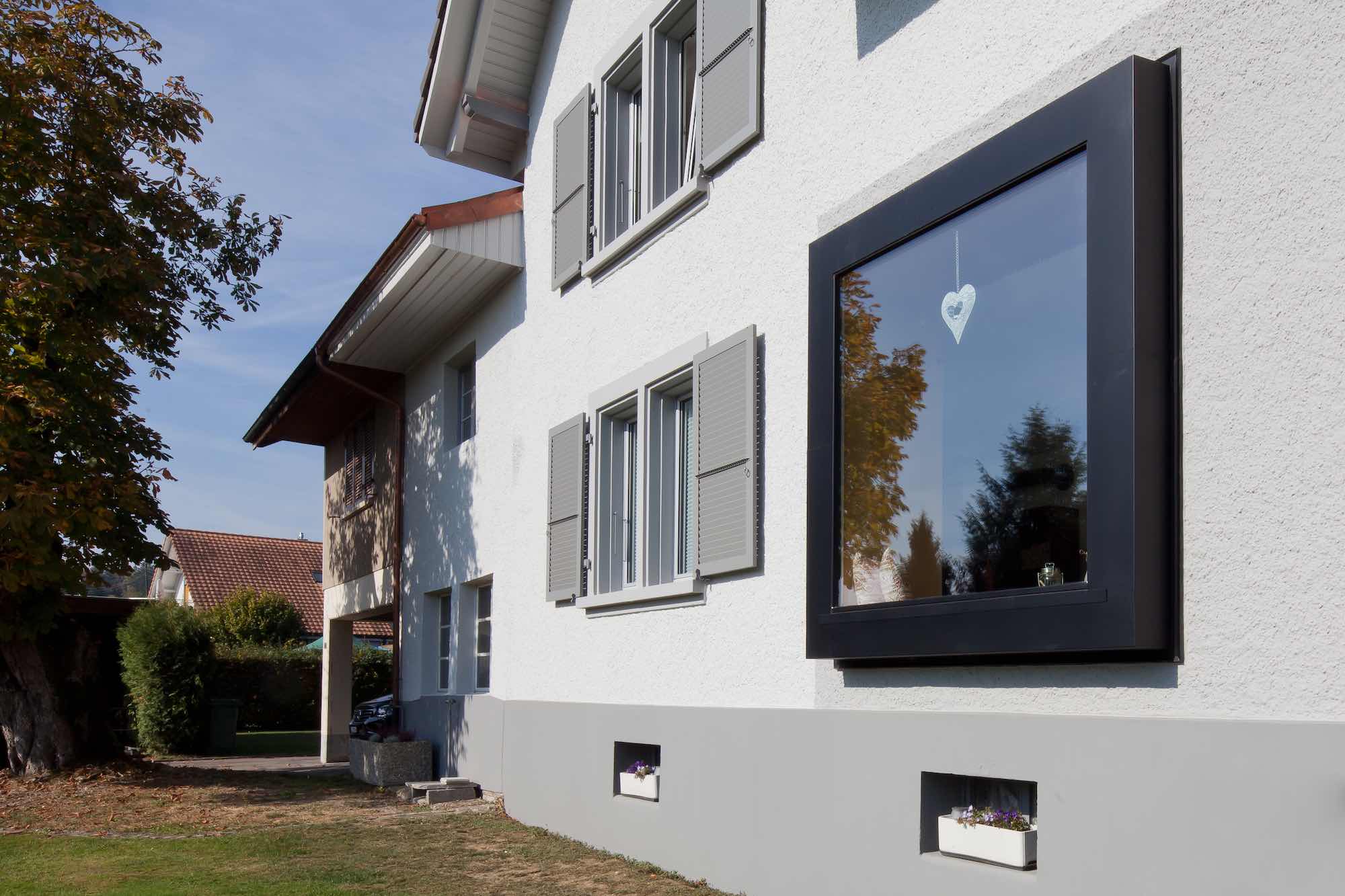Fassadensanierung durch die Viktor Wyss AG in Flumenthal, Solothurn